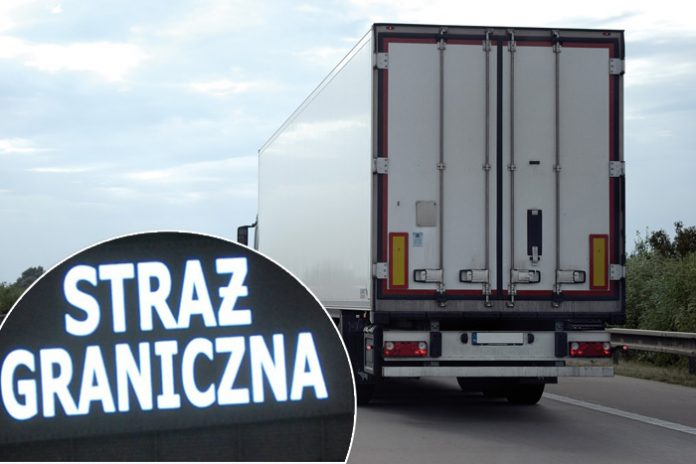 Polska, tir, straż graniczna