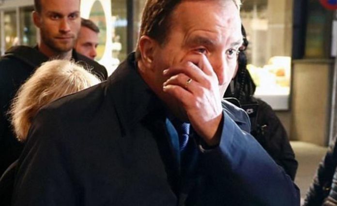 premier Szwecji płacze