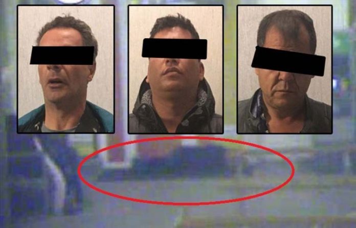 zdjecia zatrzymanych, materiał policji