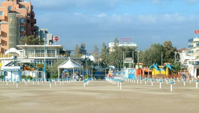 Romini plaża Włochy