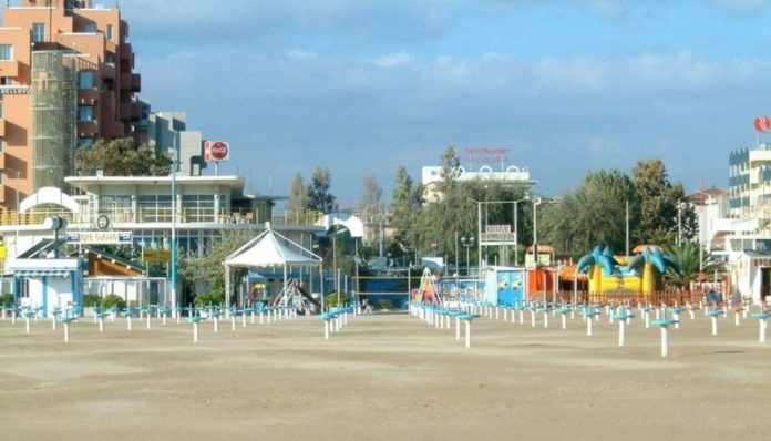 Romini plaża Włochy