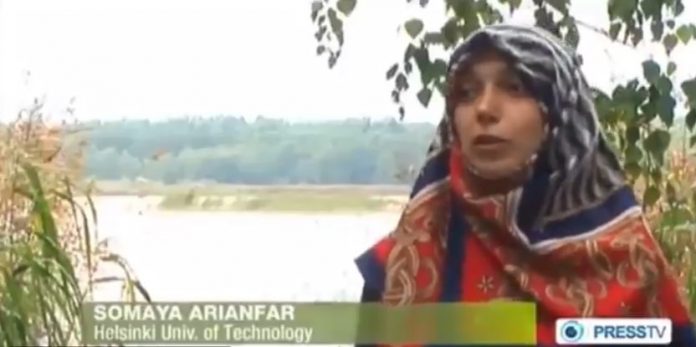 Muzułmanka w Presstv