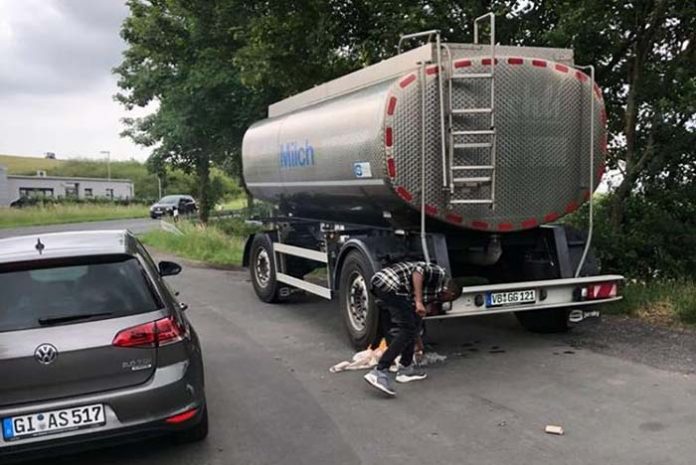 milch uchodźca z Somalii